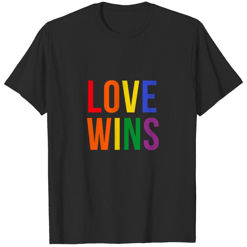 Love Wins Gay Pride Lgbt Gift T-Shirt