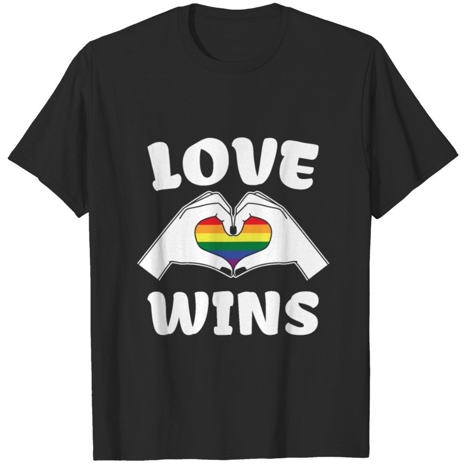Love Wins Gender Lgbt Pride Designs For Pride Fans T-Shirt
