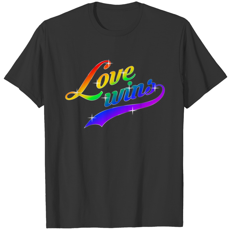 Love Wins Lgbt Gay Pride Csd Rainbow T Shirts