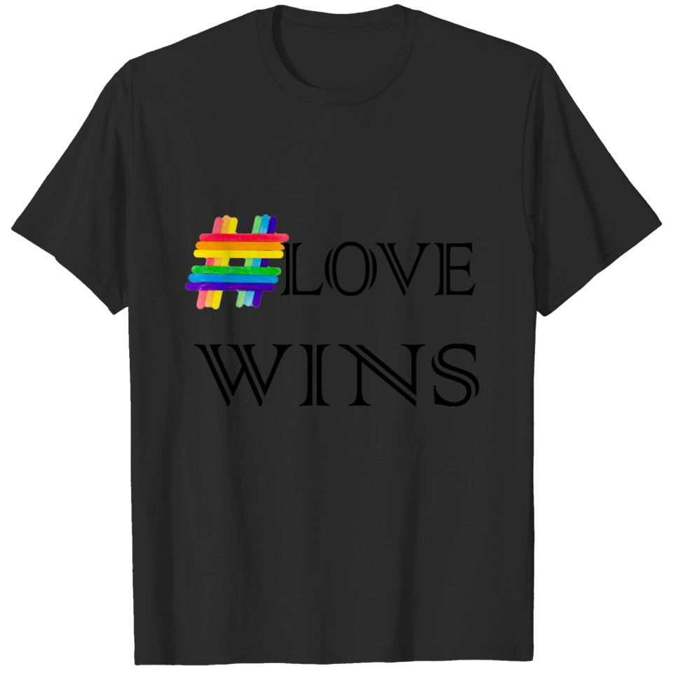 Love Wins Love Equals Win Lgbt Plus Size T-Shirt