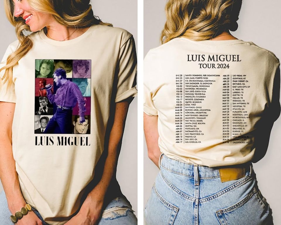 Luis Miguel Tour 2024 Merch, Luis Miguel Tour 2024 Shirt