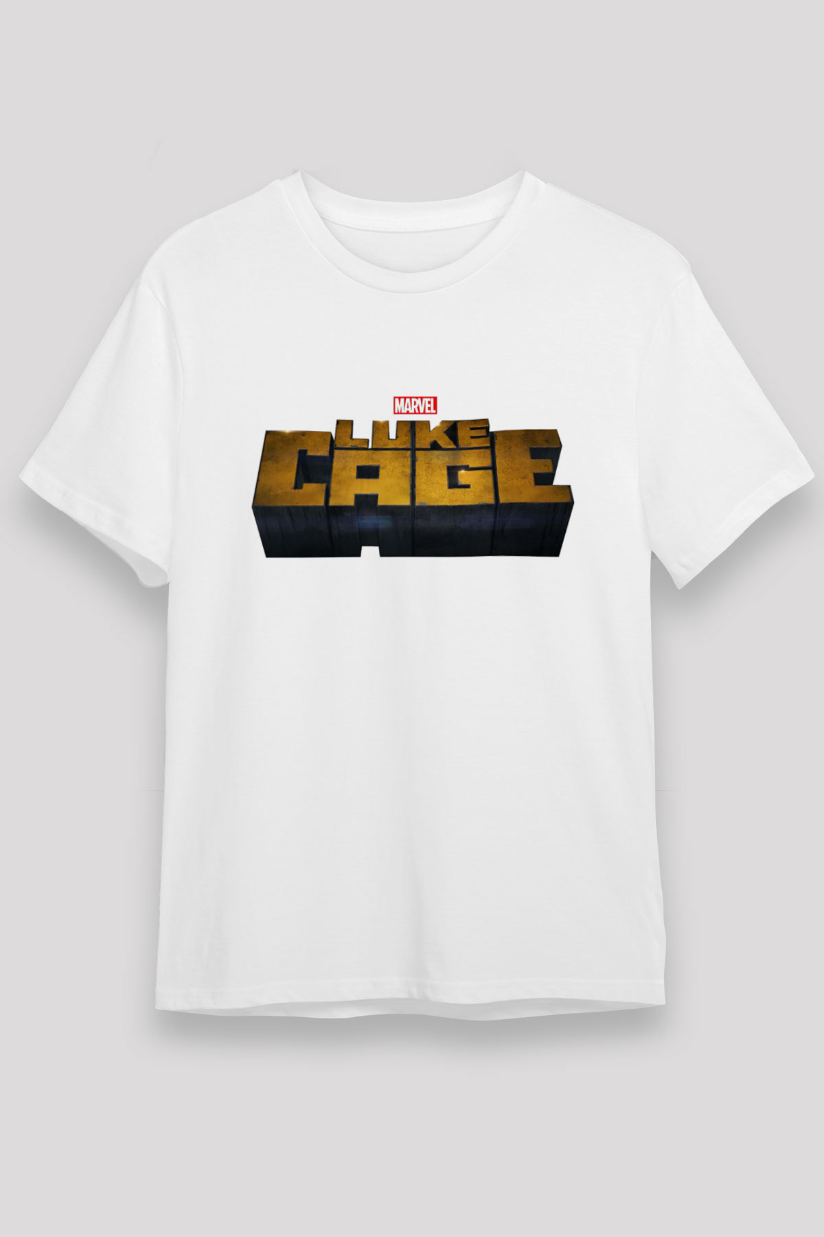 Luke Cage White Unisex Graphic T-Shirt, Premium Shirt, Streetwear