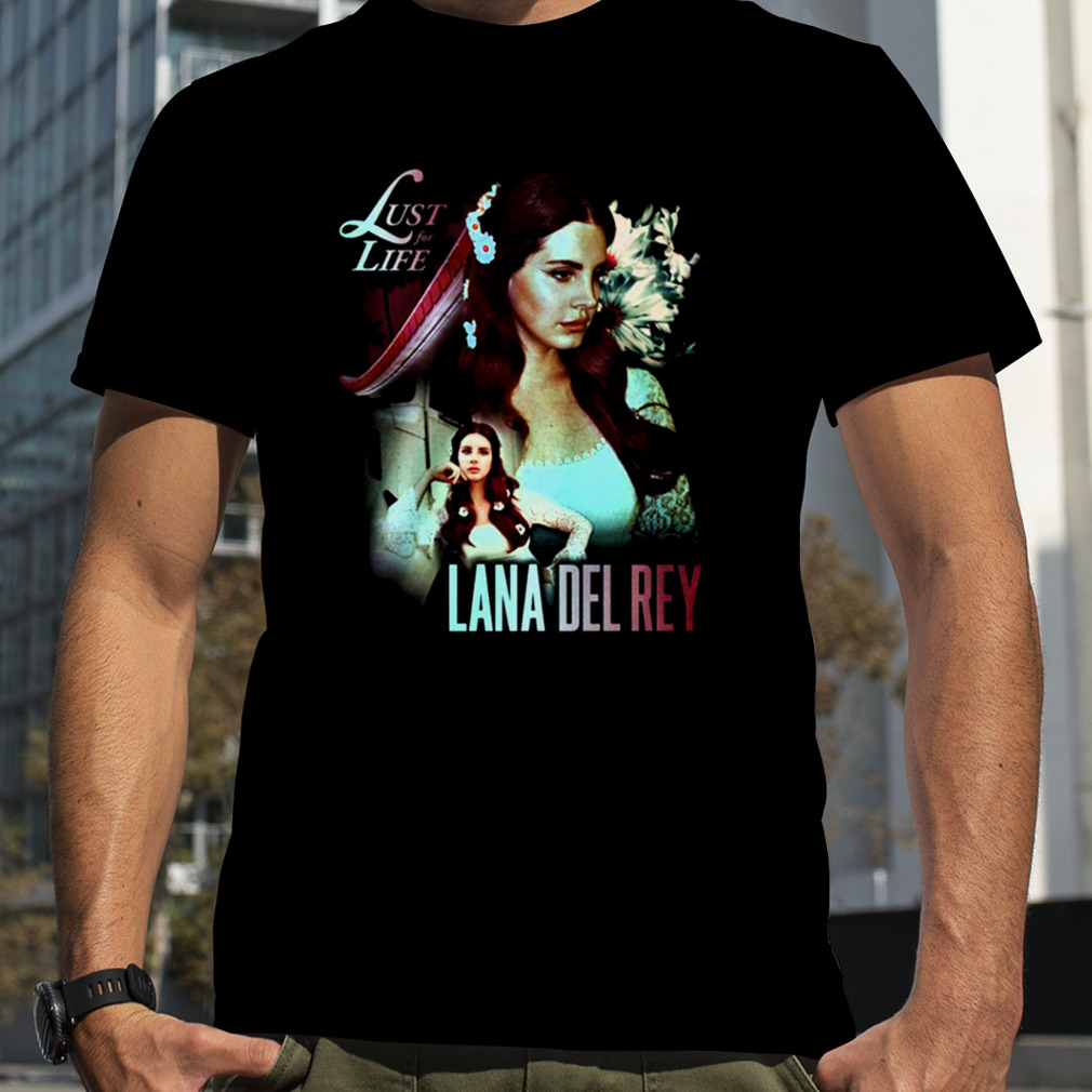 Lust For Life Design Retro Lana Del Rey Portrait Shirt, Premium Shirt