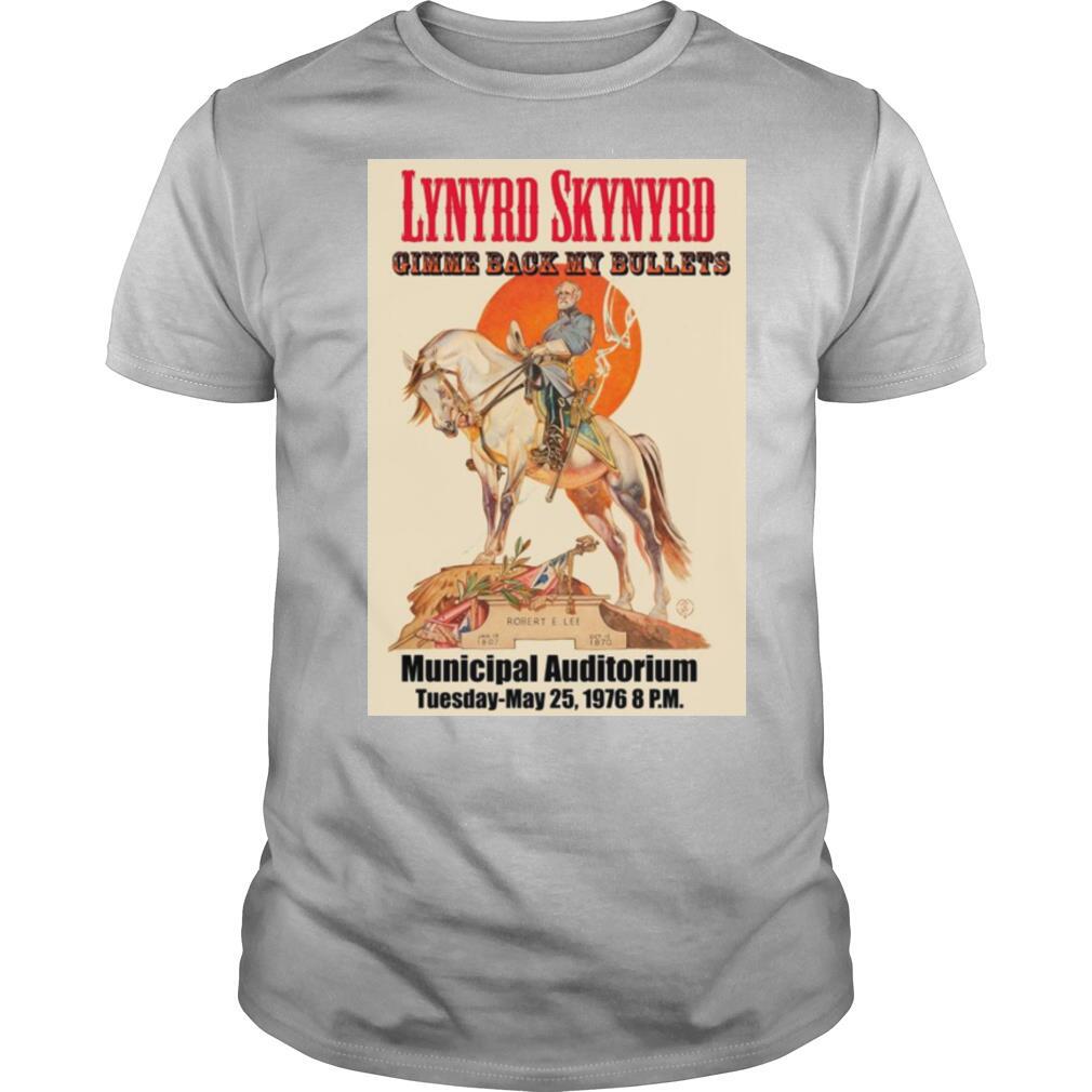 Lynyrd Skynyrd Gimme Back My Bullets Municipal Auditorium Shirt, Premium Shirt