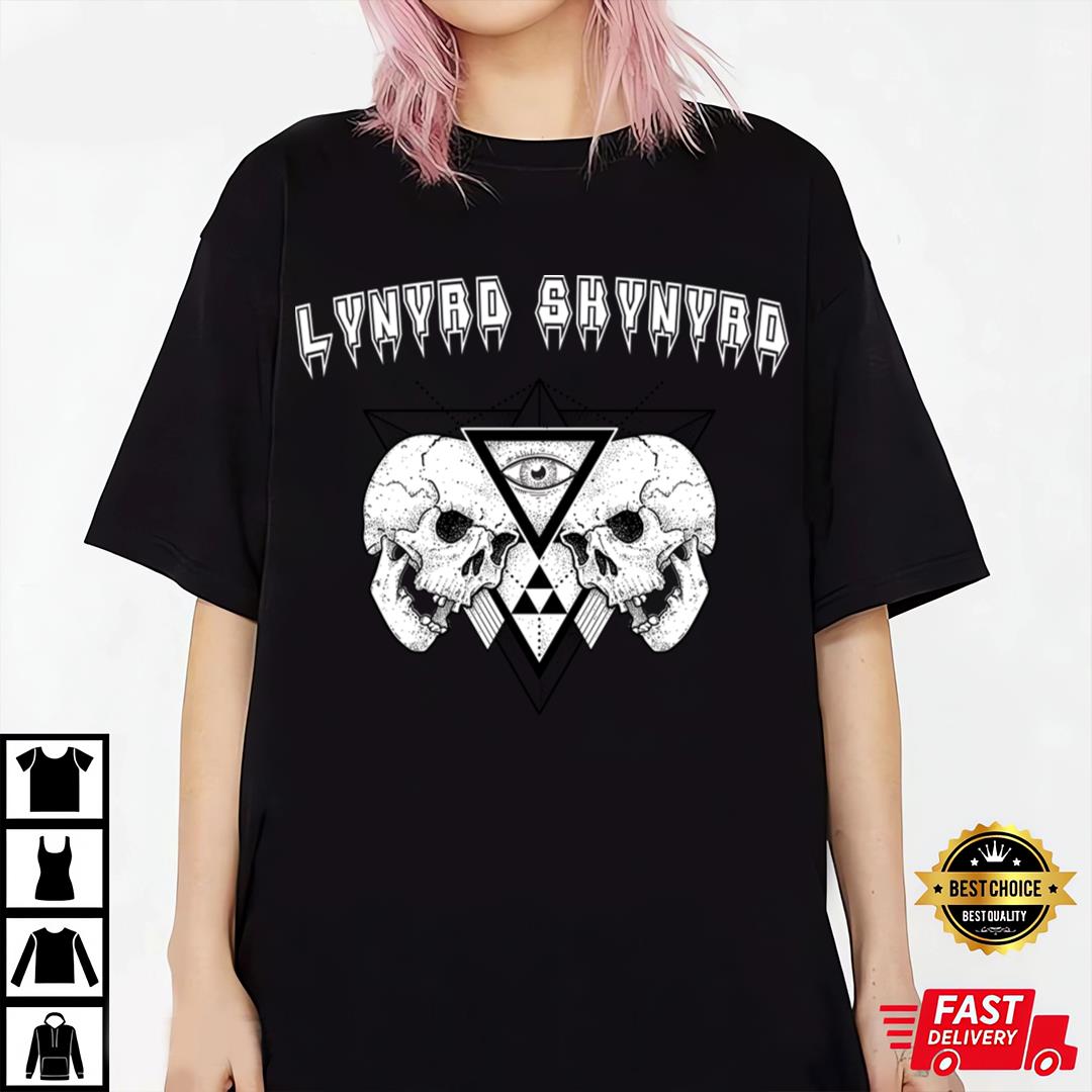 Lynyrd Skynyrd Skull Vintage T-Shirt, Premium Shirt