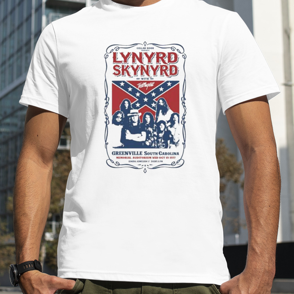 Lynyrd Skynyrd With Ted Nugent Greenville South Carolina Shirt, Premium Shirt