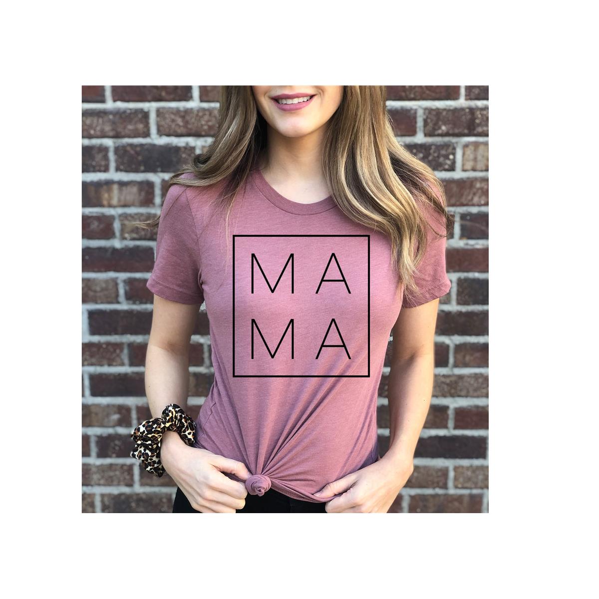 Ma Ma T-Shirt, Mom Shirt, Mama T- Shirt, Premium Shirt