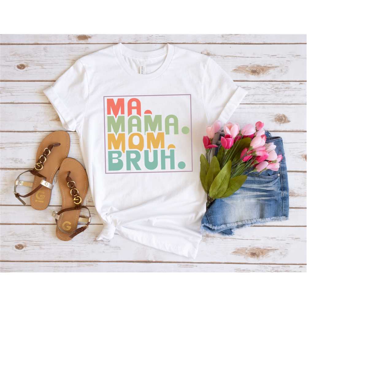 Ma Mama Mom Bruh Shirt, Mom Shirt, Mama T- Shirt, Premium Shirt