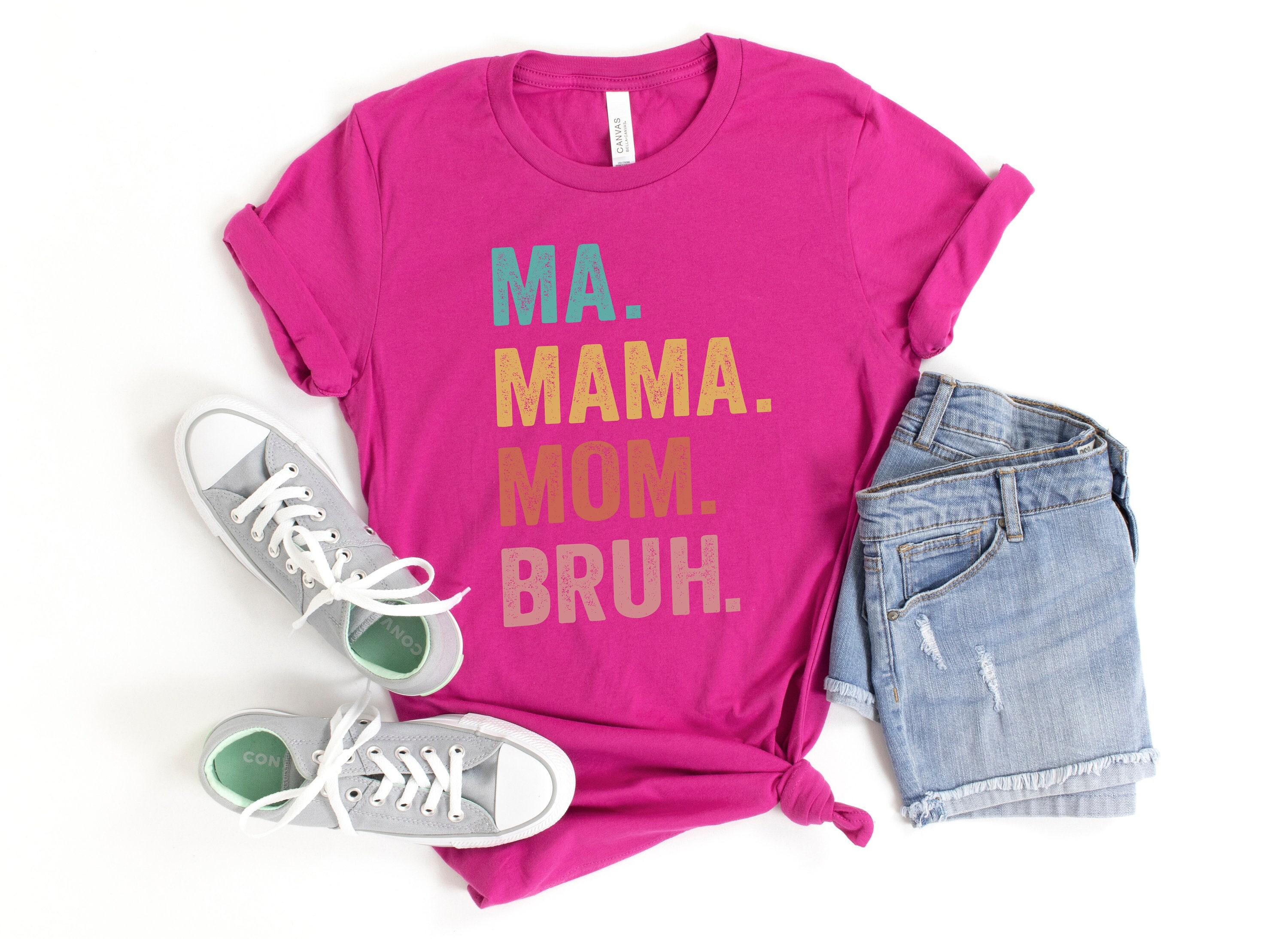 Ma Mama Mom Bruh T-Shirt, Mom Shirt, Mama T- Shirt, Premium Shirt
