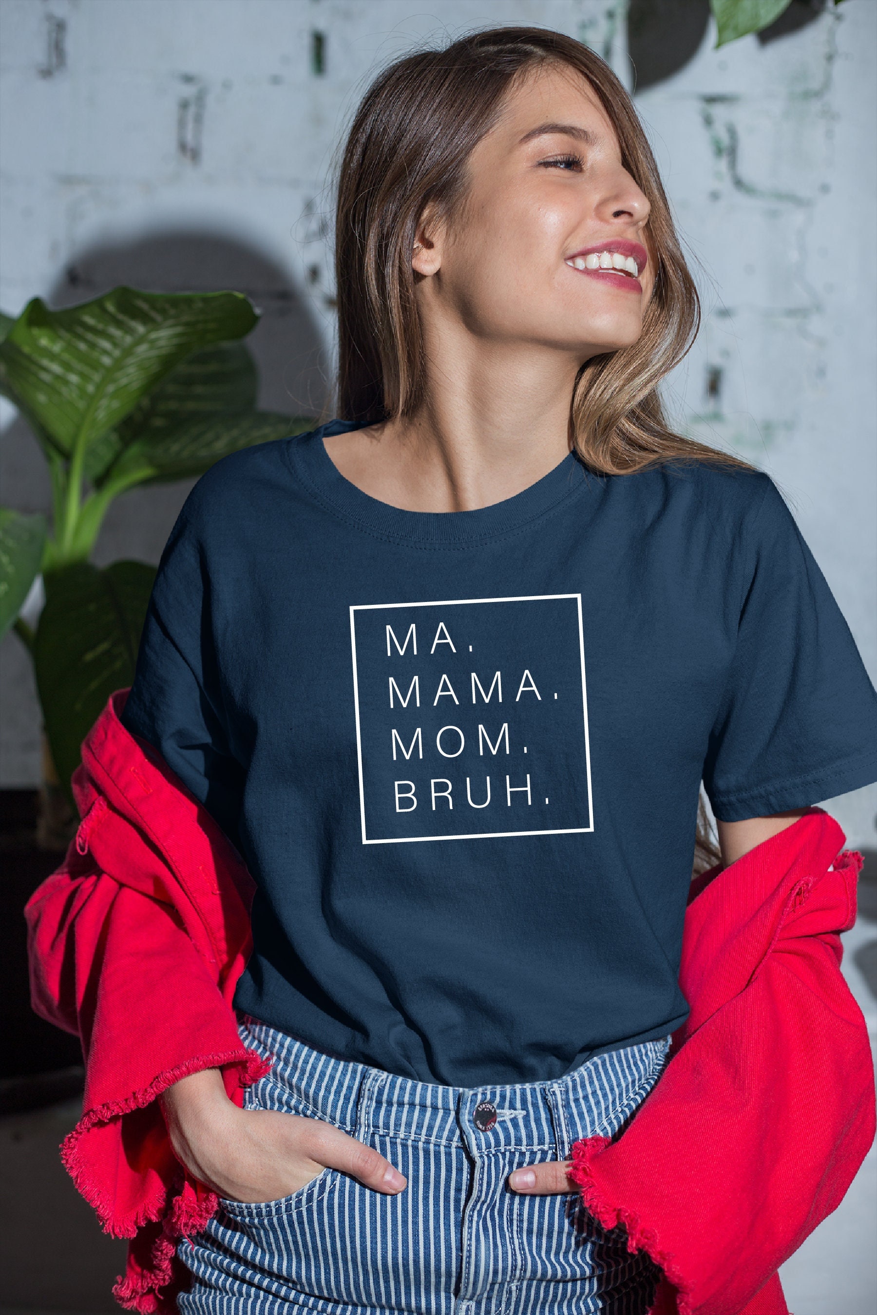 Ma Mama Mom Bruh T-Shirt, Mom Shirt, Mama T- Shirt, Premium TShirt