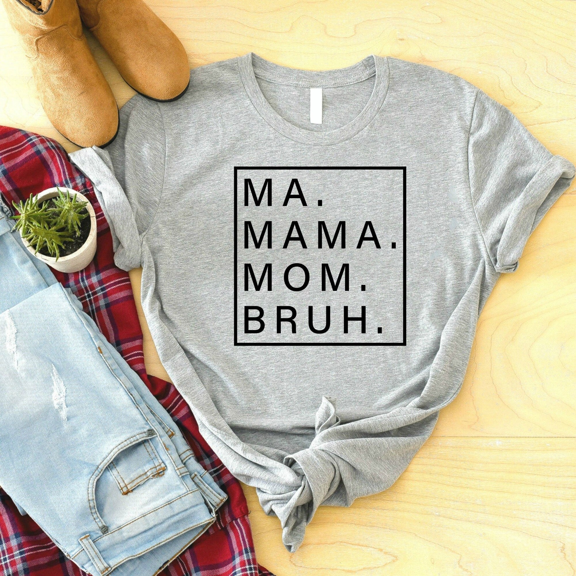 Ma Shirt, Mom Shirt, Mama T- Shirt, Premium TShirt