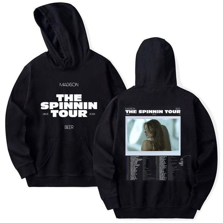 Madison Beer The Spinnin Tour Hoodie, Madison Beer Concert Tees, The Spinnin Tour Merch Hoodie, Madison Beer Lovers Merch