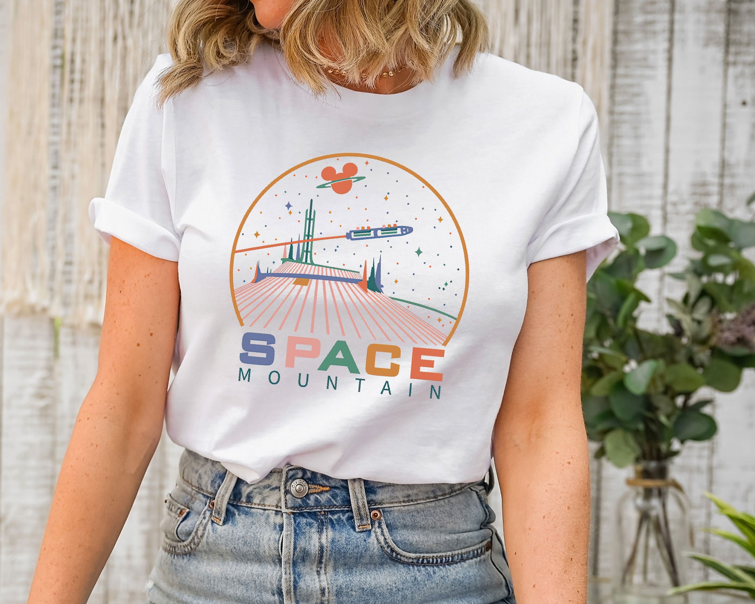 Magic Kingdom Space Mountain Shirt, Vintage Space Mountain Shirt, Disney Shirt, 1 Pc