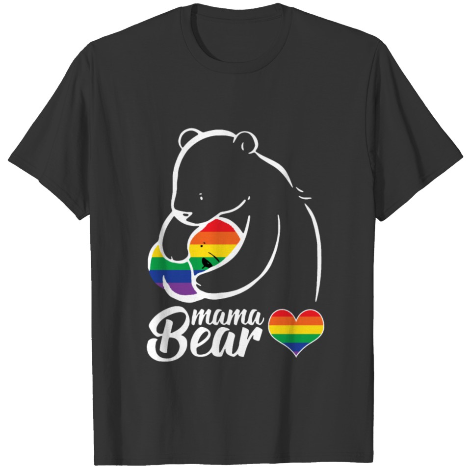 Mama Bear And Lgbt Cub Mother'S Day Gift T Shirts