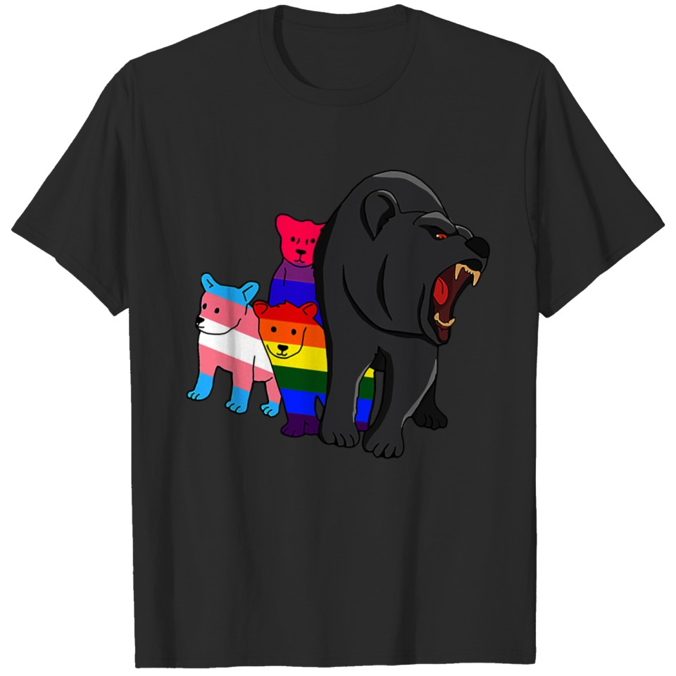 Mama Bear Bisexual Transgender Lgbt T-Shirt