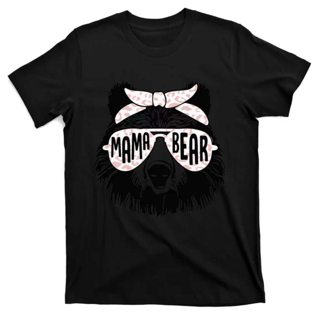 Mama Bear Face Sunglasses Mother Mom Mommy Mothers Day Shirt, Mom Shirt, Mama T- Shirt, Premium Shirt