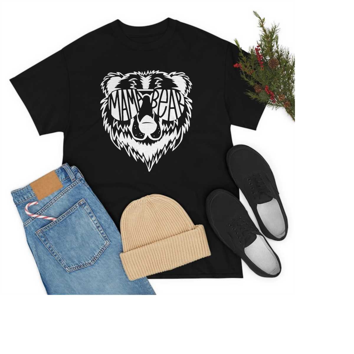 Mama Bear Sunglass T-Shirt, Mom Shirt, Mama T- Shirt, Premium Shirt