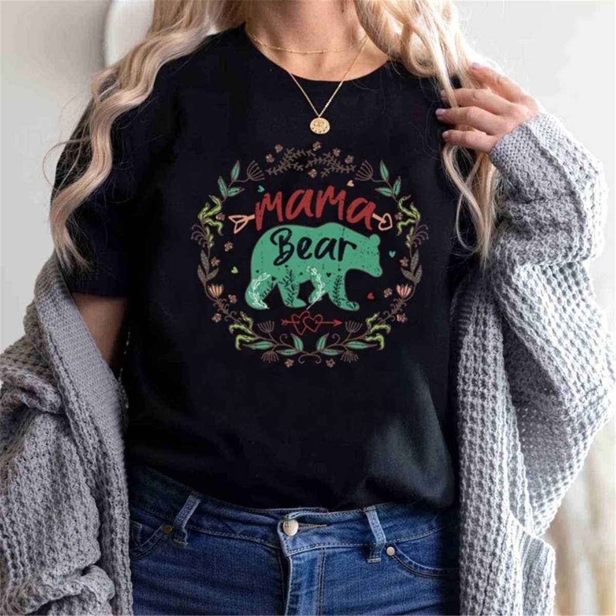 Mama Bear T-Shirt, Mom Shirt, Mama Shirt, Mommy Shirt, Premium Shirt 17