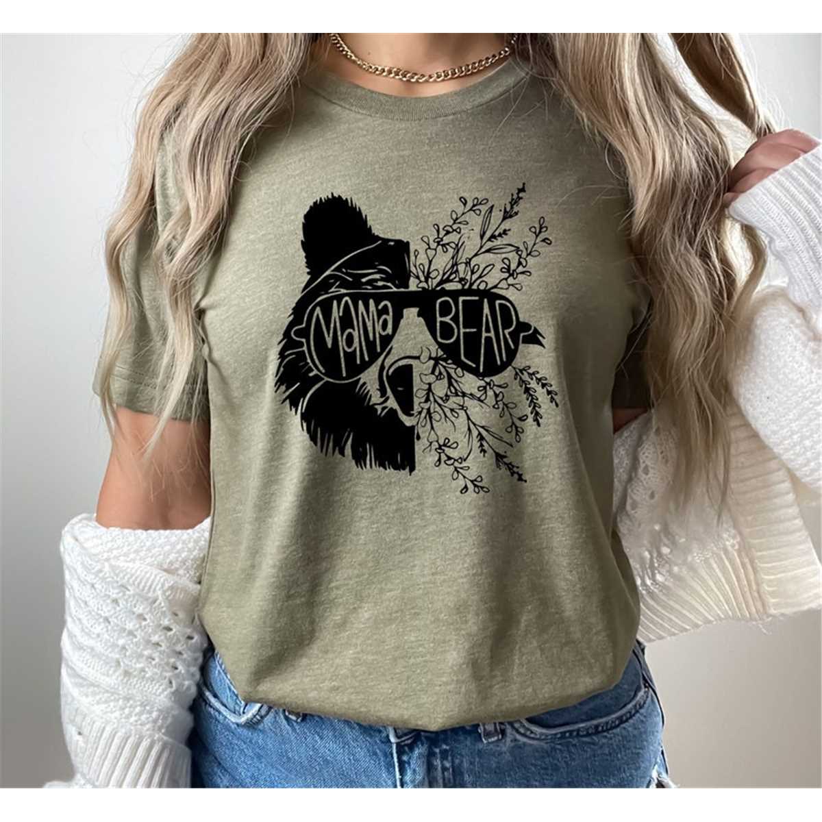 Mama Bear T-Shirt, Mom Shirt, Mama Shirt, Mother'S Day Gift