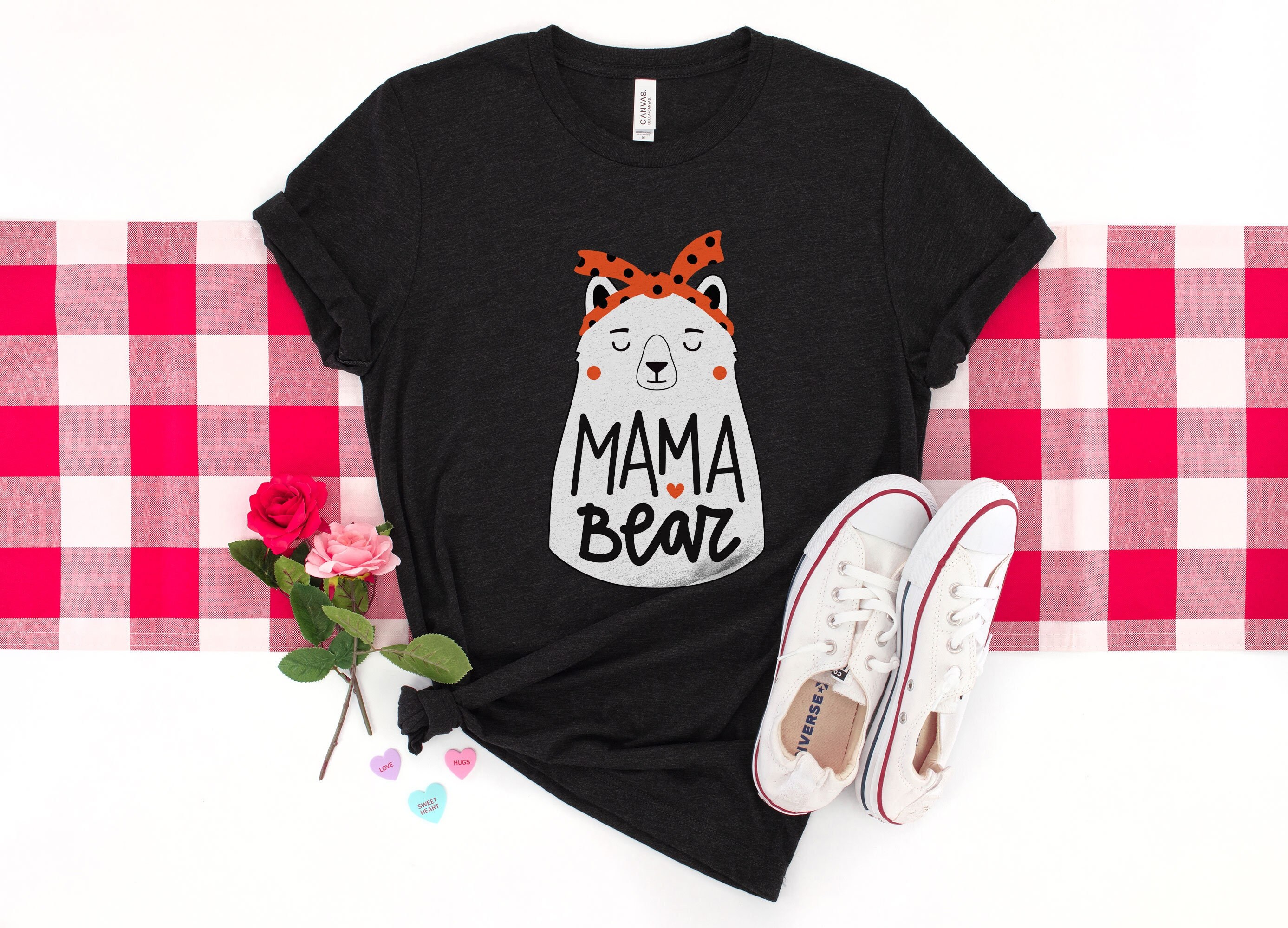 Mama Bear T-Shirt, Mom Shirt, Mama Shirt, Premium Shirt 3