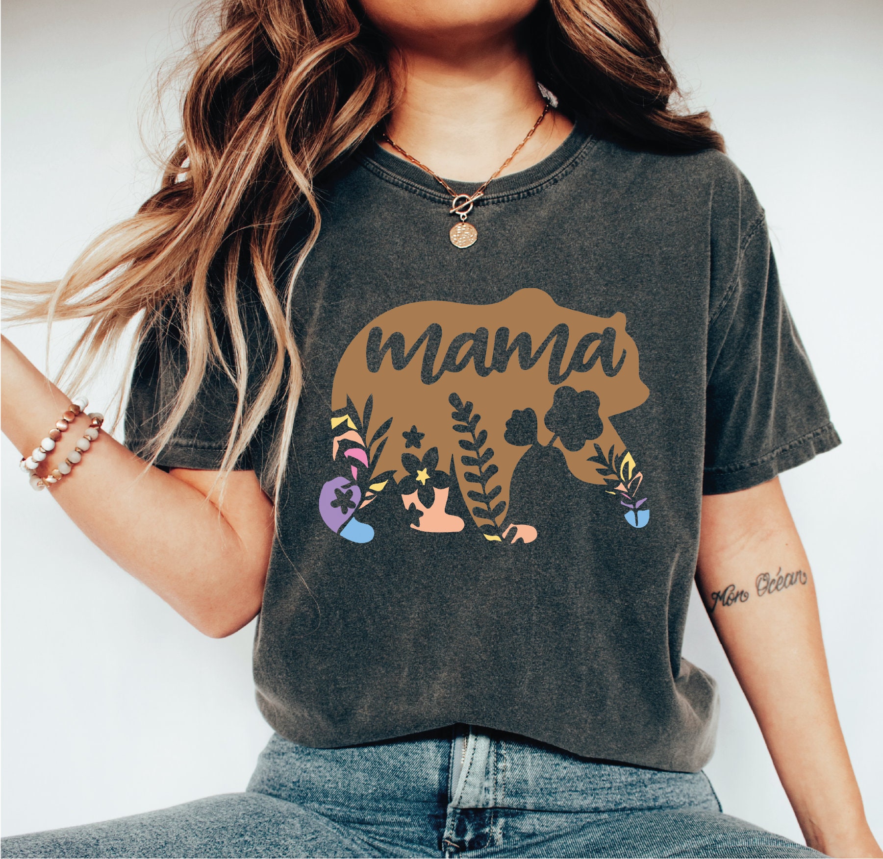 Mama Bear T-Shirt, Mom Shirt, Mama T- Shirt, Premium TShirt