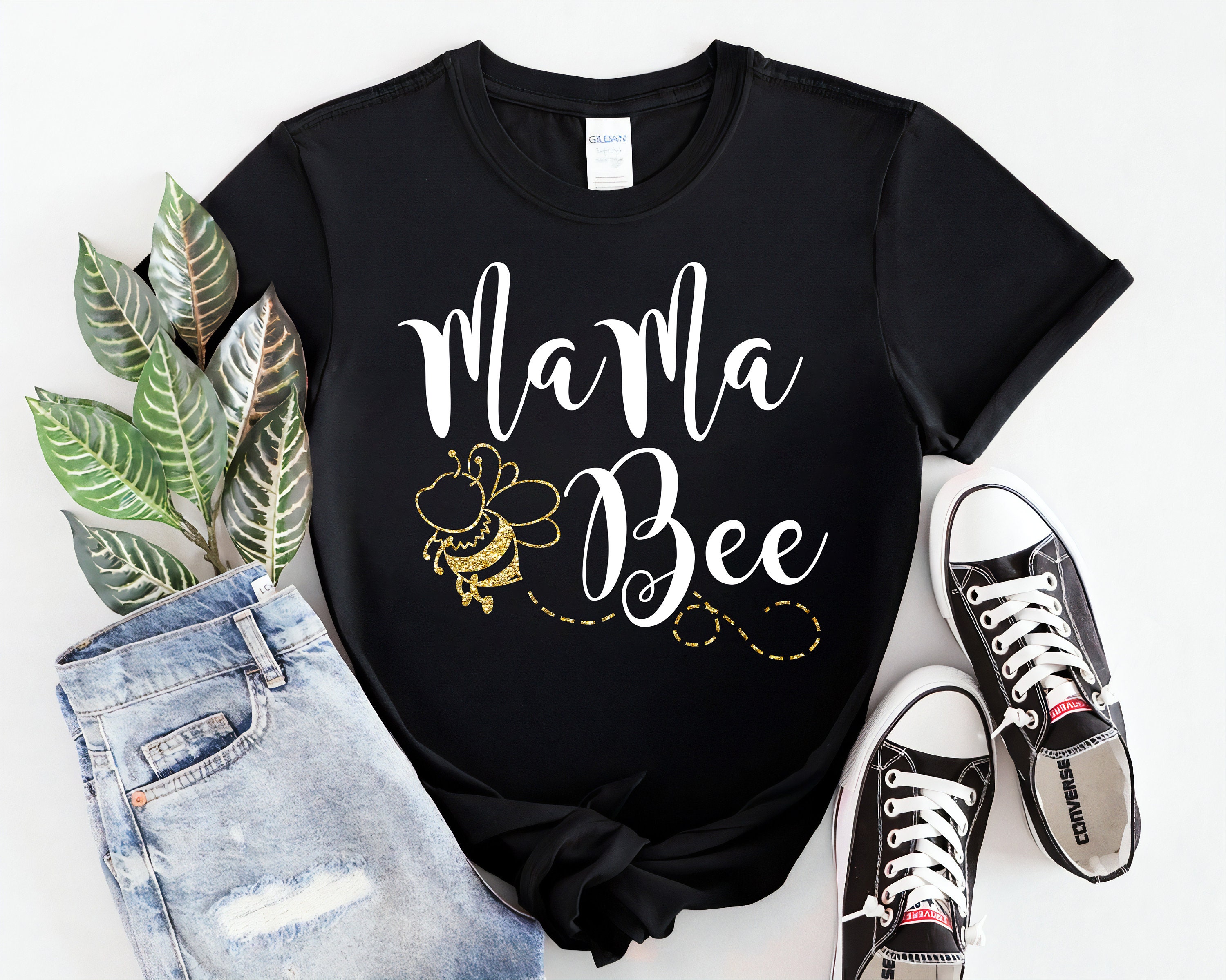 Mama Bee Shirt, Matching Family Bee Shirt, Mom Shirt, Mama Shirt, Mother's Day Shirt, Shirt For Mom