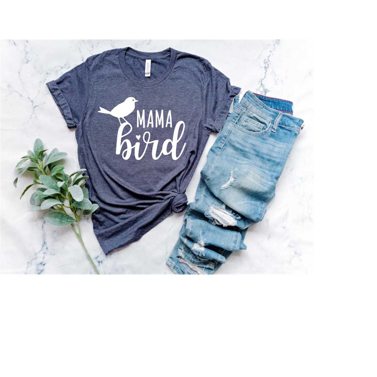 Mama Bird T-Shirt, Mom Shirt, Mama Shirt, Premium Shirt