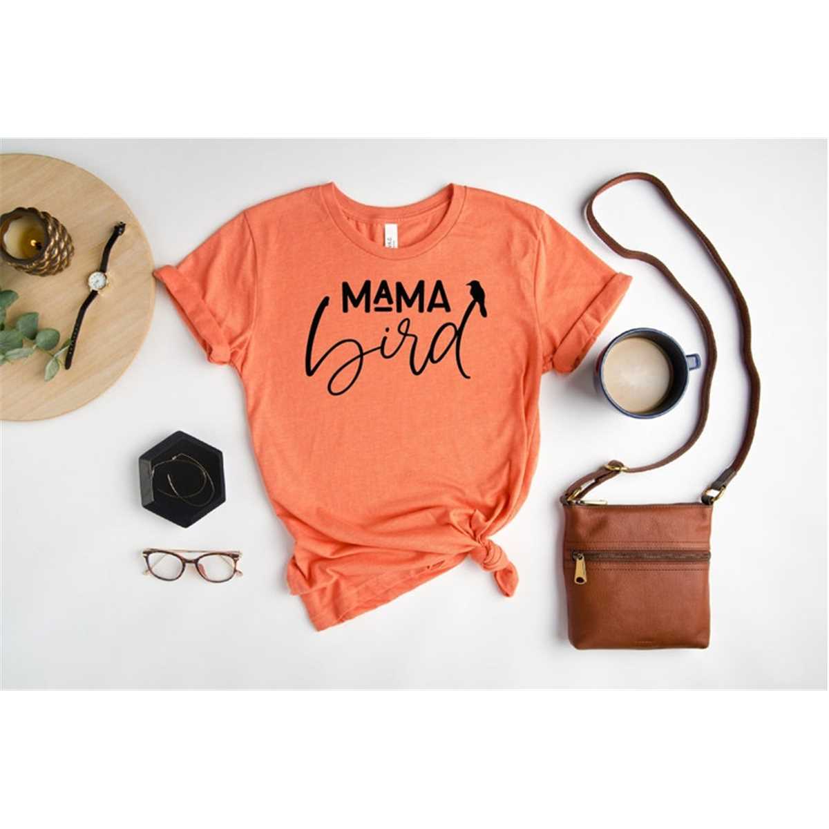 Mama Bird T-Shirt, Mom Shirt, Mama T- Shirt, Premium Shirt