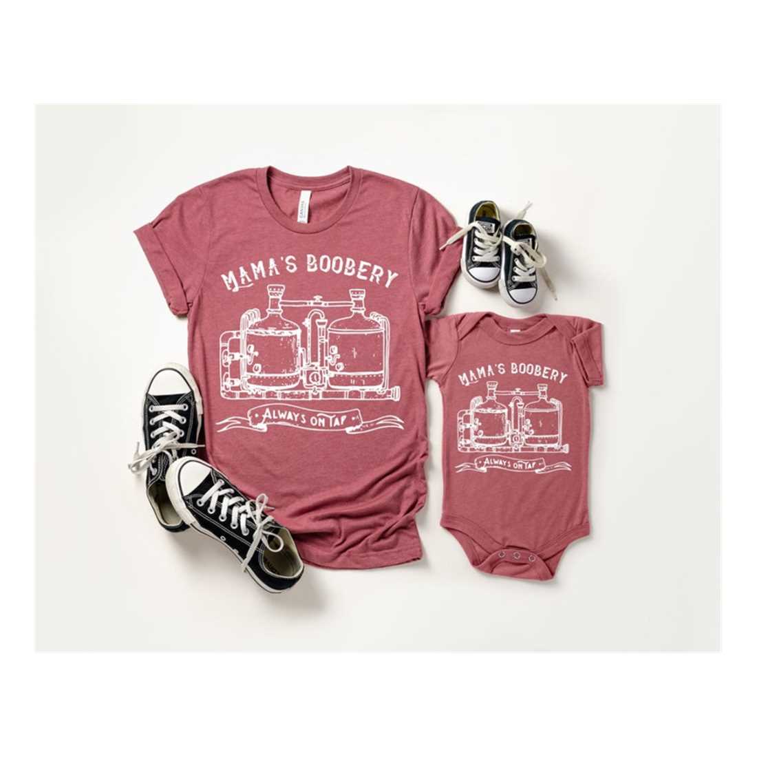 Mama Boobery T-Shirt, Mom Shirt, Mama Shirt, Premium Shirt