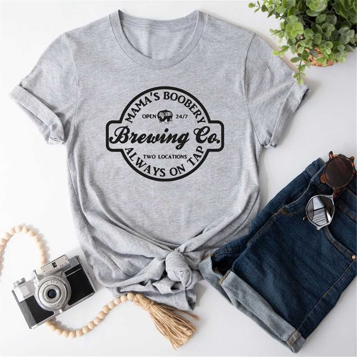 Mama Boobery T-Shirt, Mom Shirt, Mama Shirt, Premium Shirt, Mother'S Day Shirt