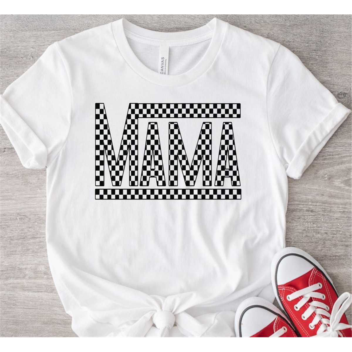 Mama Checkered Shirt| Mother'S Day Gift| Unisex Fit Shirt, Mom Shirt, Mama T- Shirt, Premium Shirt