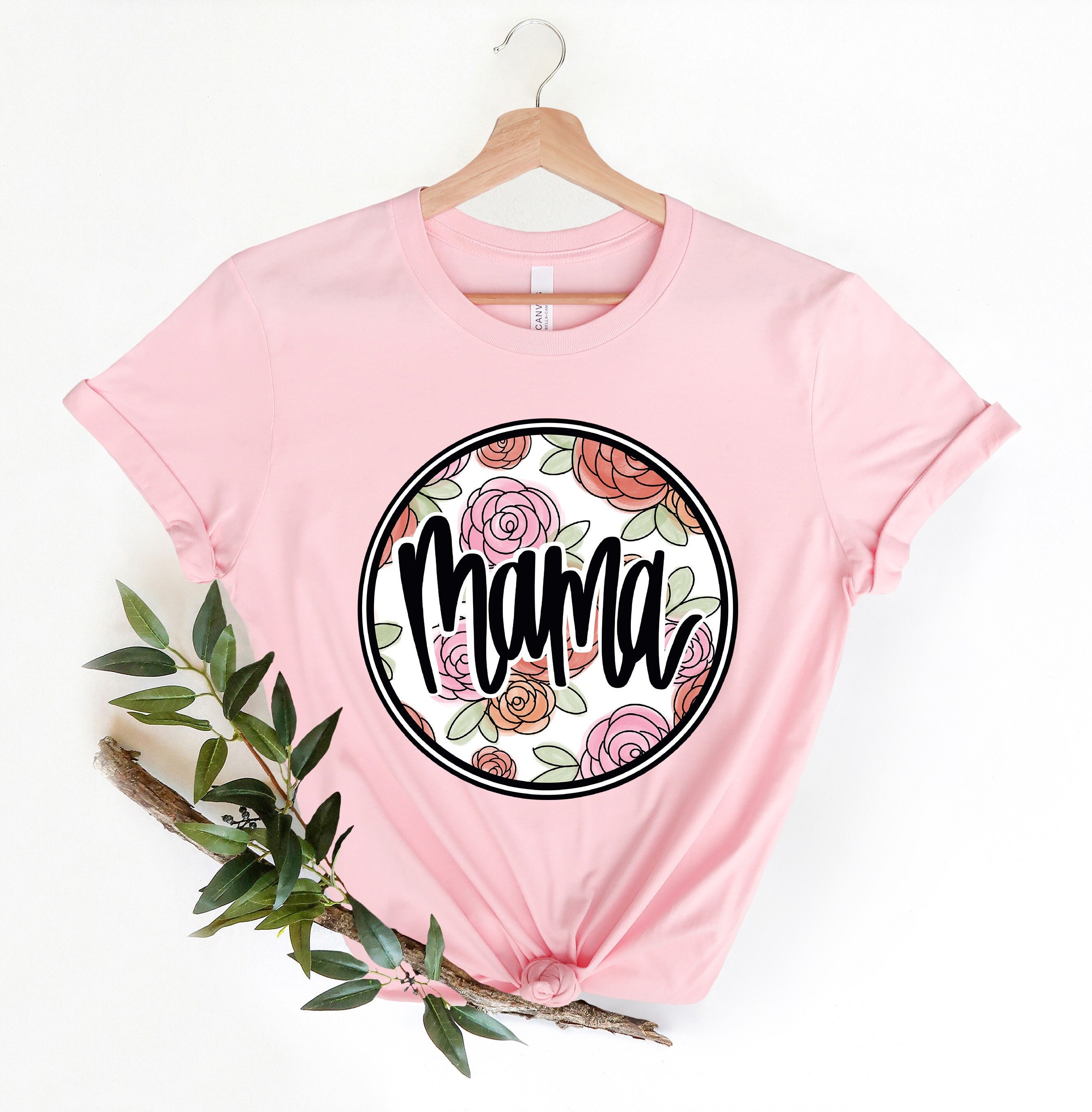 Mama Floral Shirt, Floral Mom Shirt, Mom Shirt, Mama Tee, Shirt For Mom Mother'S Day Gift