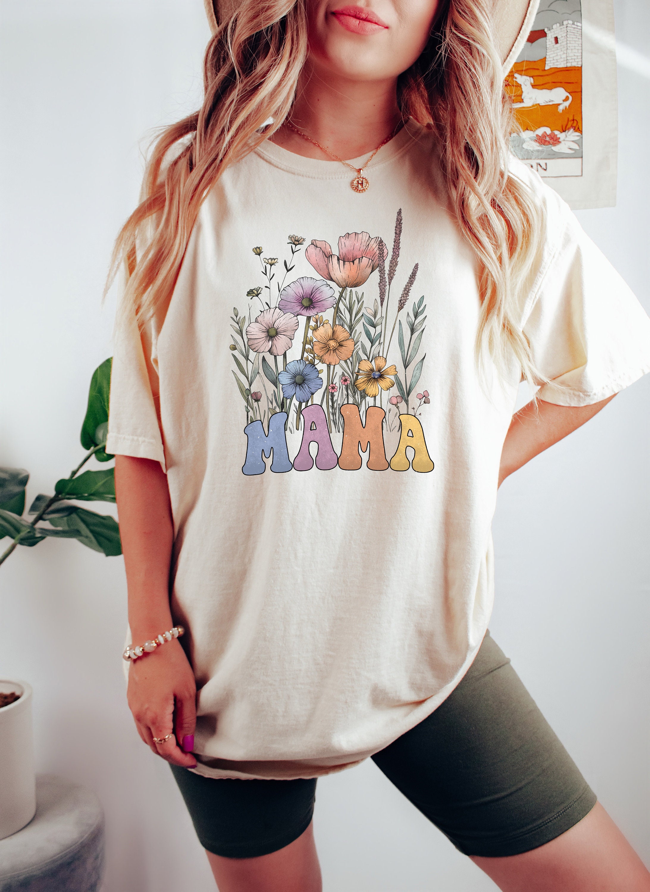 Mama Floral Shirt, Mama Shirt, Retro Mama Shirt, Mom Shirt, Mama Shirt, Mother's Day Shirt, Shirt For Mom