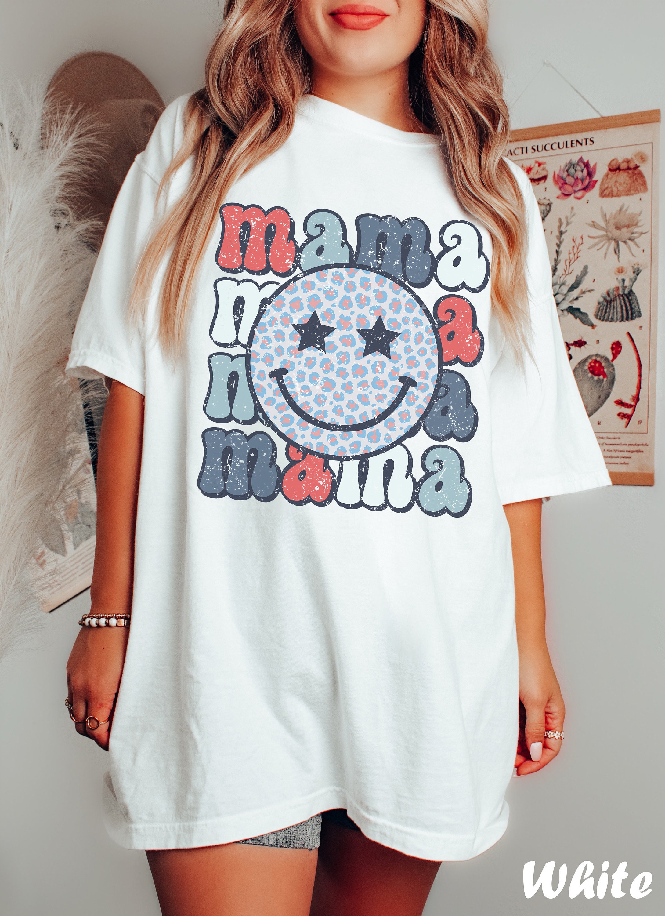 Mama Fourth Of July Shirt, Mom Shirt, Mama Shirt, Mother's Day Shirt, Shirt For Mom