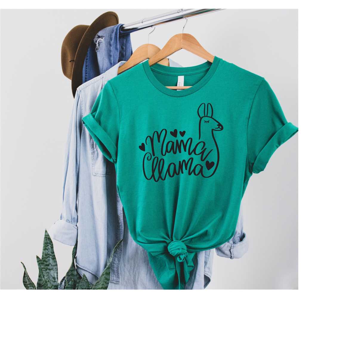 Mama Lama Shirt, Mom Shirt, Mama T- Shirt, Premium Shirt