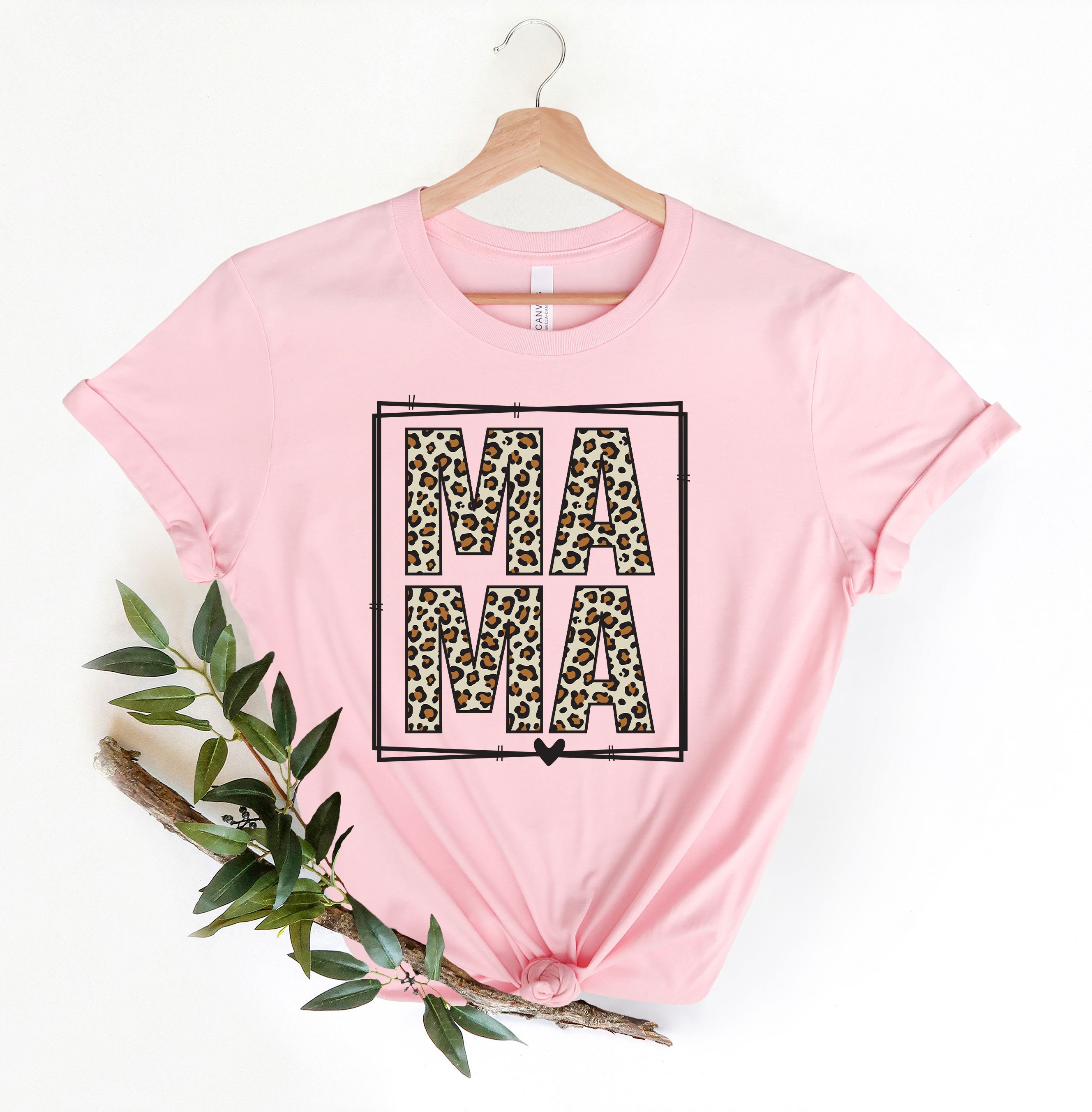 Mama Leopard Shirt, Cute Mama Shirt, Mom Shirt, Mama Shirt, Mother's Day Shirt, Shirt For Mom