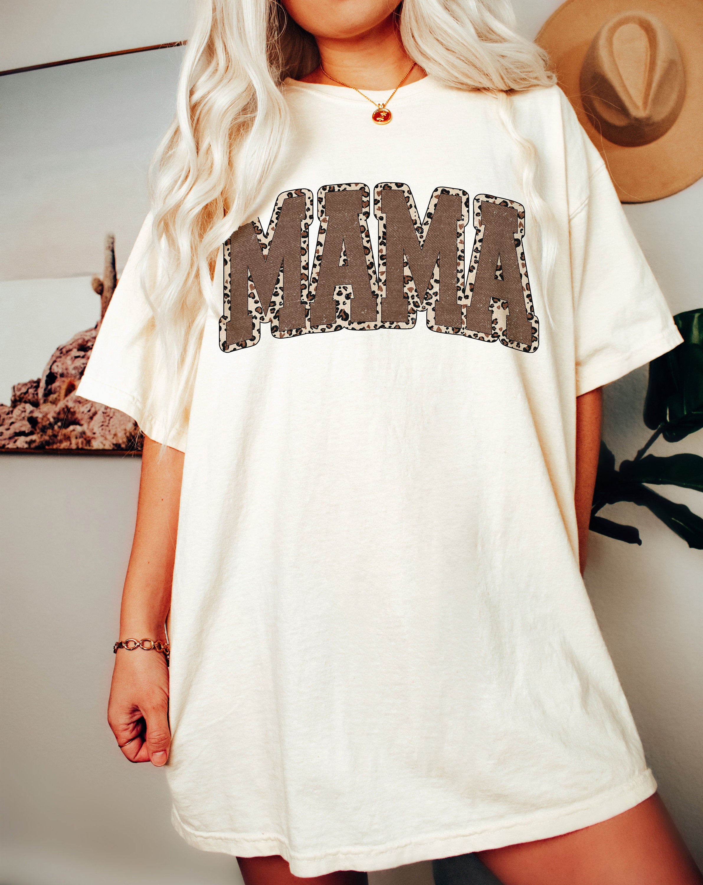 Mama Leopard Shirt, Mom Shirt, Mama Shirt, Mother's Day Shirt, Premium Shirt