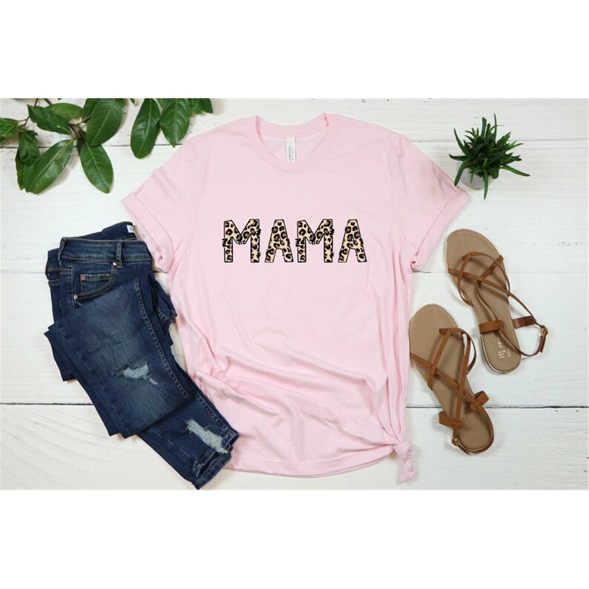 Mama Leopard Shirt, Mom Shirt, Mama Shirt, Mother'S Day Tee , Mother'S Day Gift