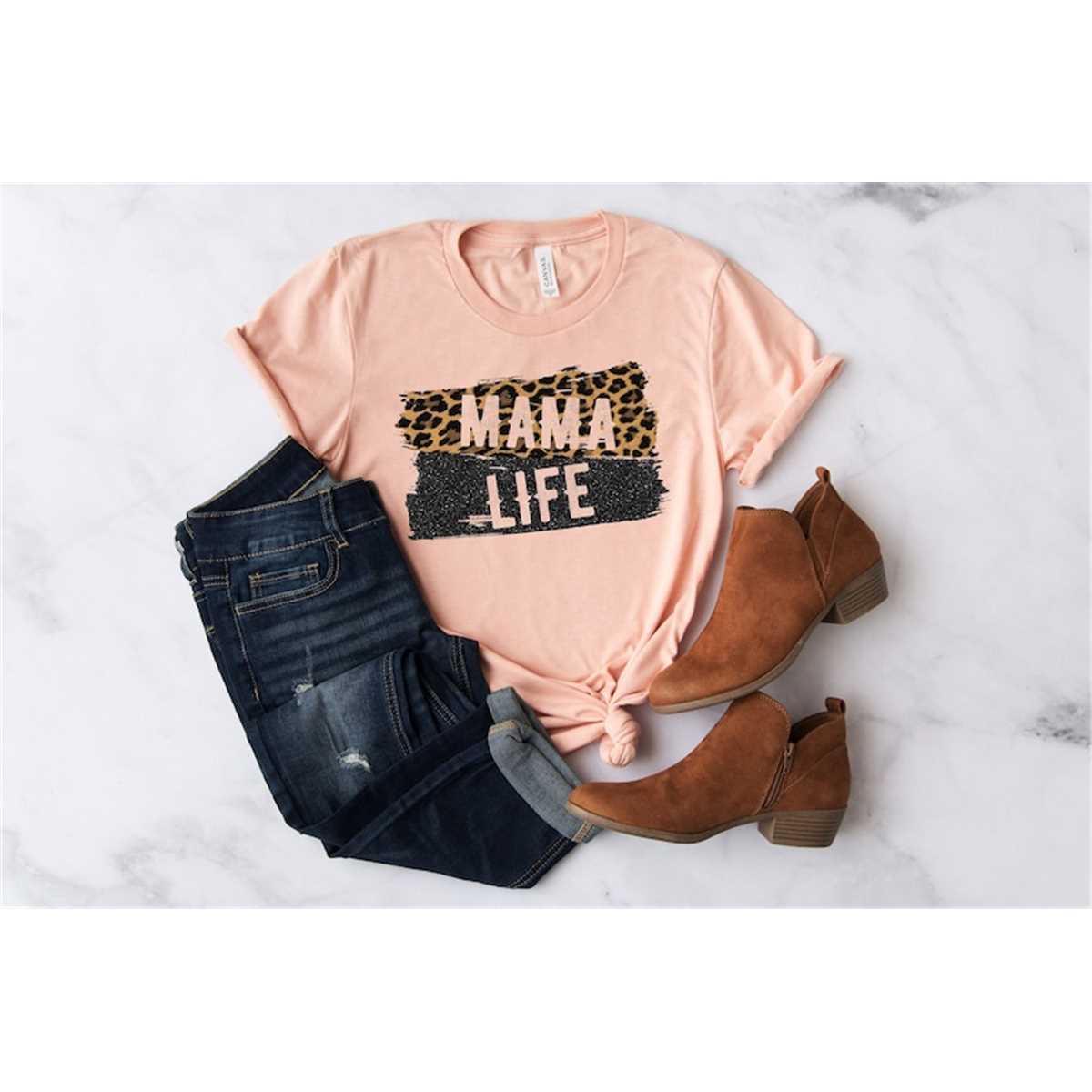 Mama Life T-Shirt, Mom Shirt, Mama T- Shirt, Premium Shirt