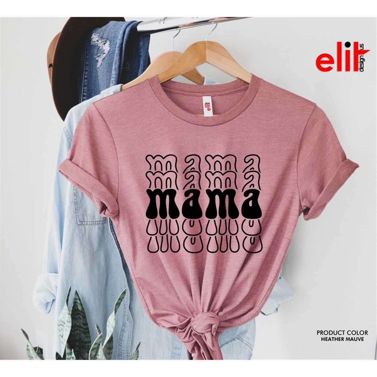 Mama Mirrored T-Shirt, Mom Shirt, Mama Shirt, Premium Shirt 9