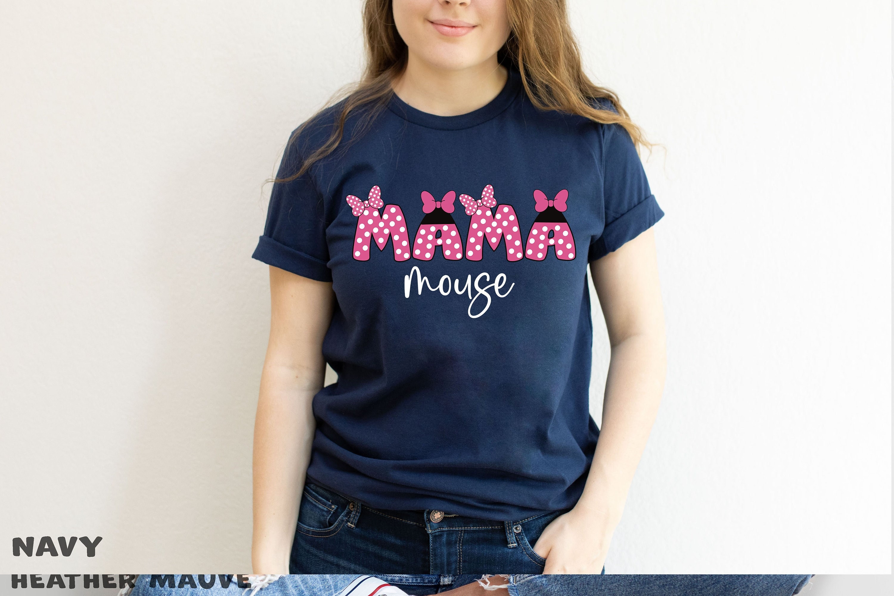 Mama Mouse Soft Cotton Shirt, Mom Shirt, Mama Shirt, Premium Shirt