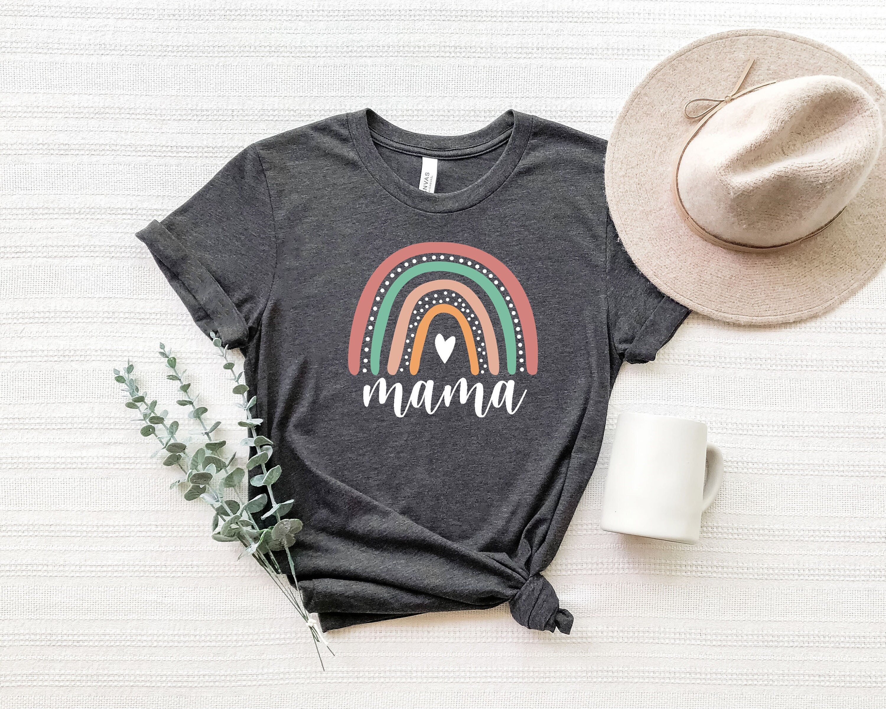 Mama Rainbow Shirt, Mom Shirt, Mama Shirt, Mother's Day Shirt