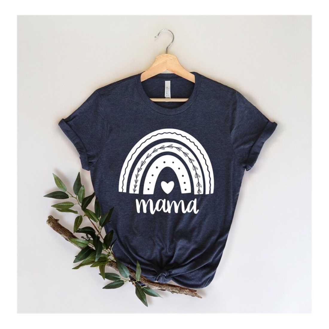 Mama Rainbow T-Shirt, Mom Shirt, Mama Shirt, Mother'S Day Gift