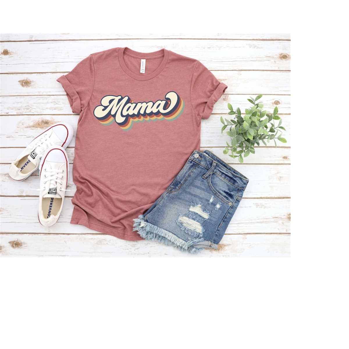 Mama Retro T-Shirt, Mom Shirt, Mama Shirt, Premium Shirt Design 15