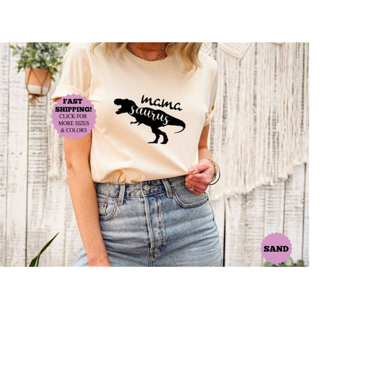 Mama Saurus T-Shirt, Mom Shirt, Mama Tee, Shirt For Mom