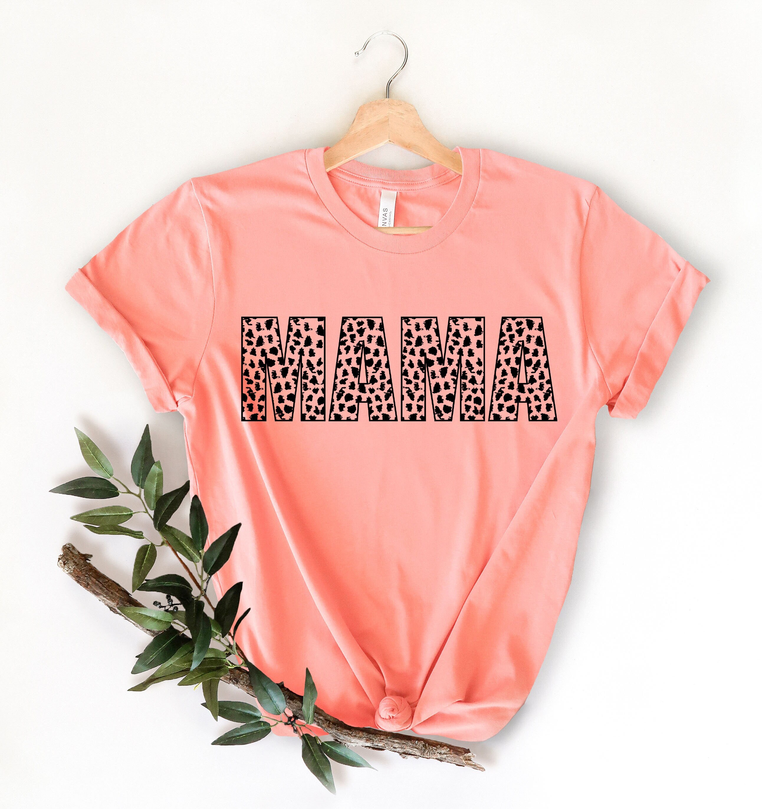 Mama Script T-Shirt, Mom Shirt, Mama Shirt, Premium Shirt 26