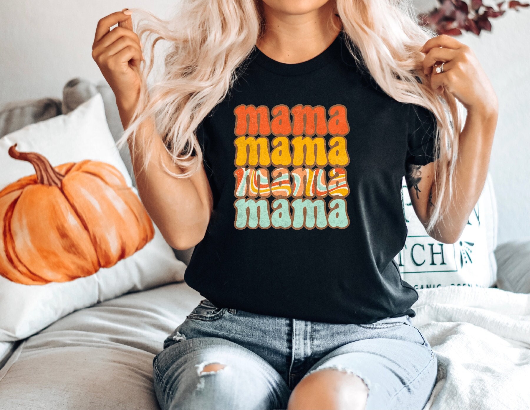 Mama Shirt, Mom Shirt, Mama T- Shirt, Mom Tee 2024,Mother'S Day Gift