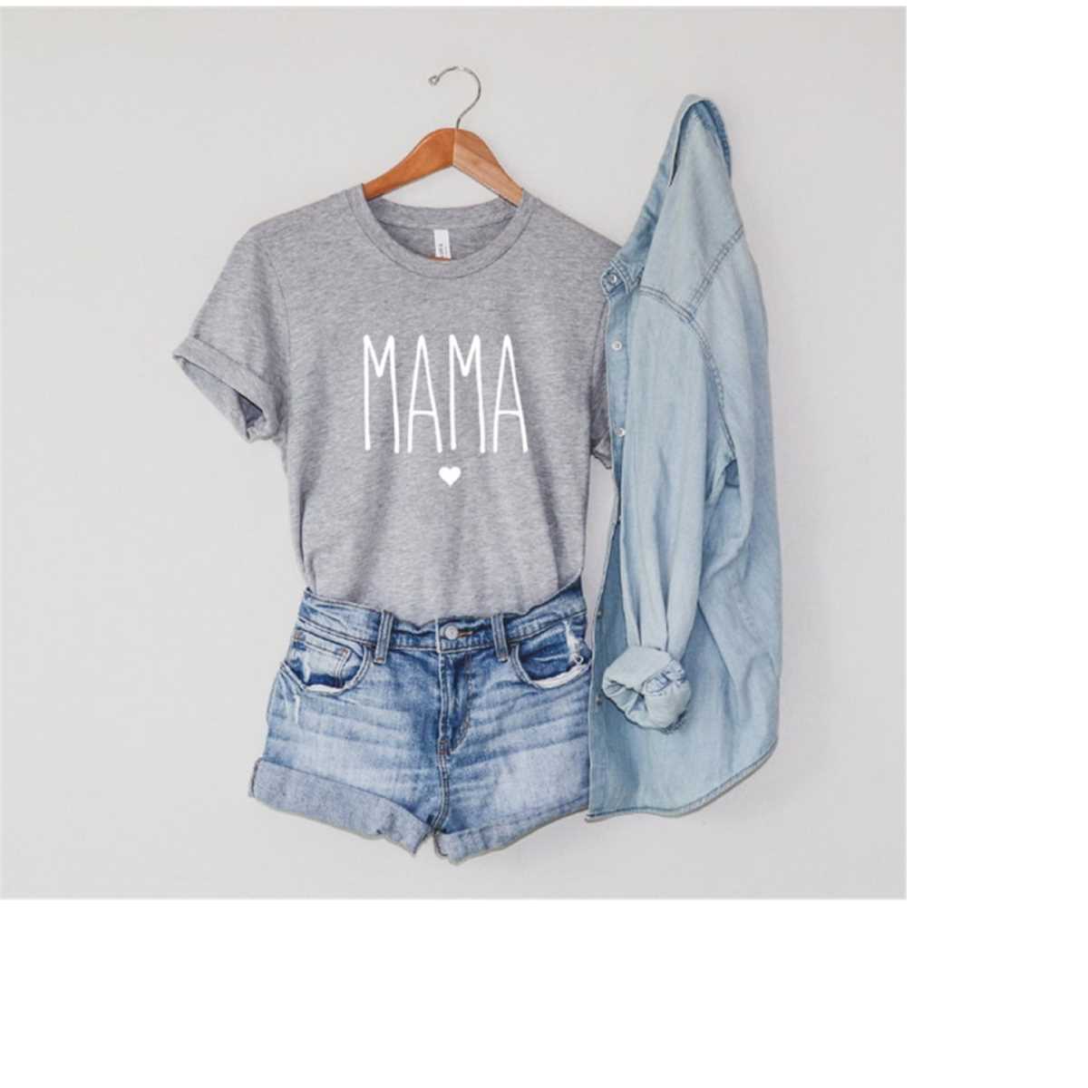 Mama Shirt, Mom Shirt, Mama T- Shirt, Shirt For Mom Mother'S Day Gift