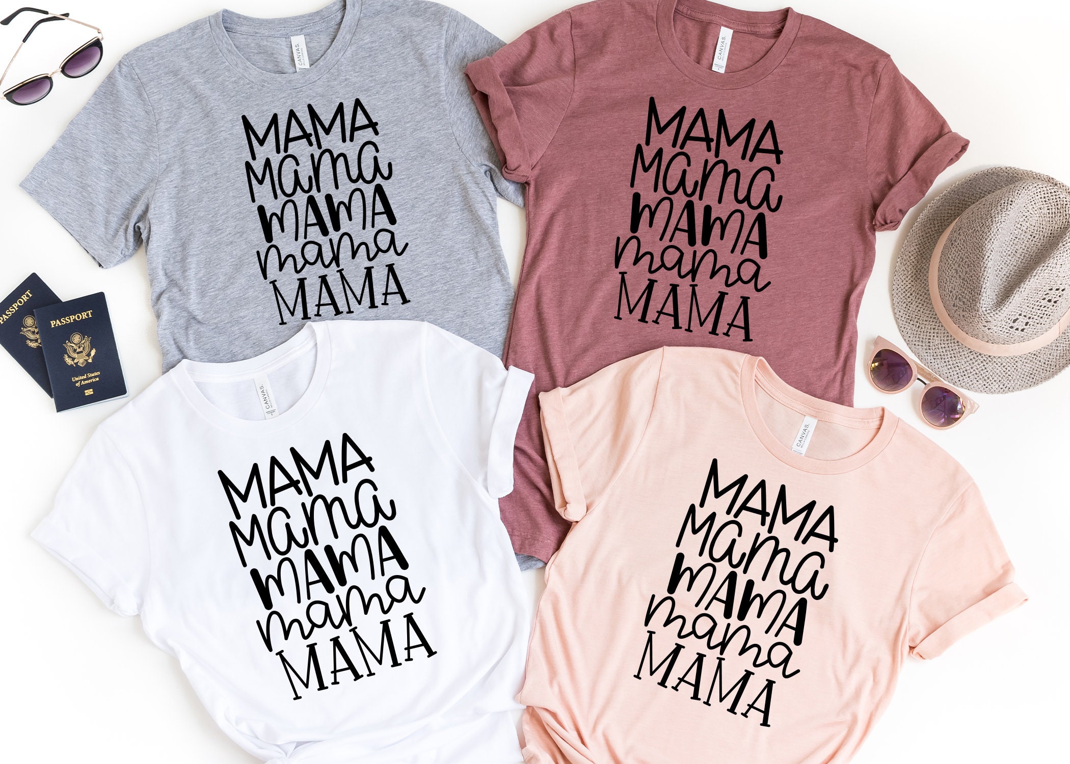 Mama Shirt, Mom Shirt, Mama T- Shirt, Shirt For MomMother'S Day Gift