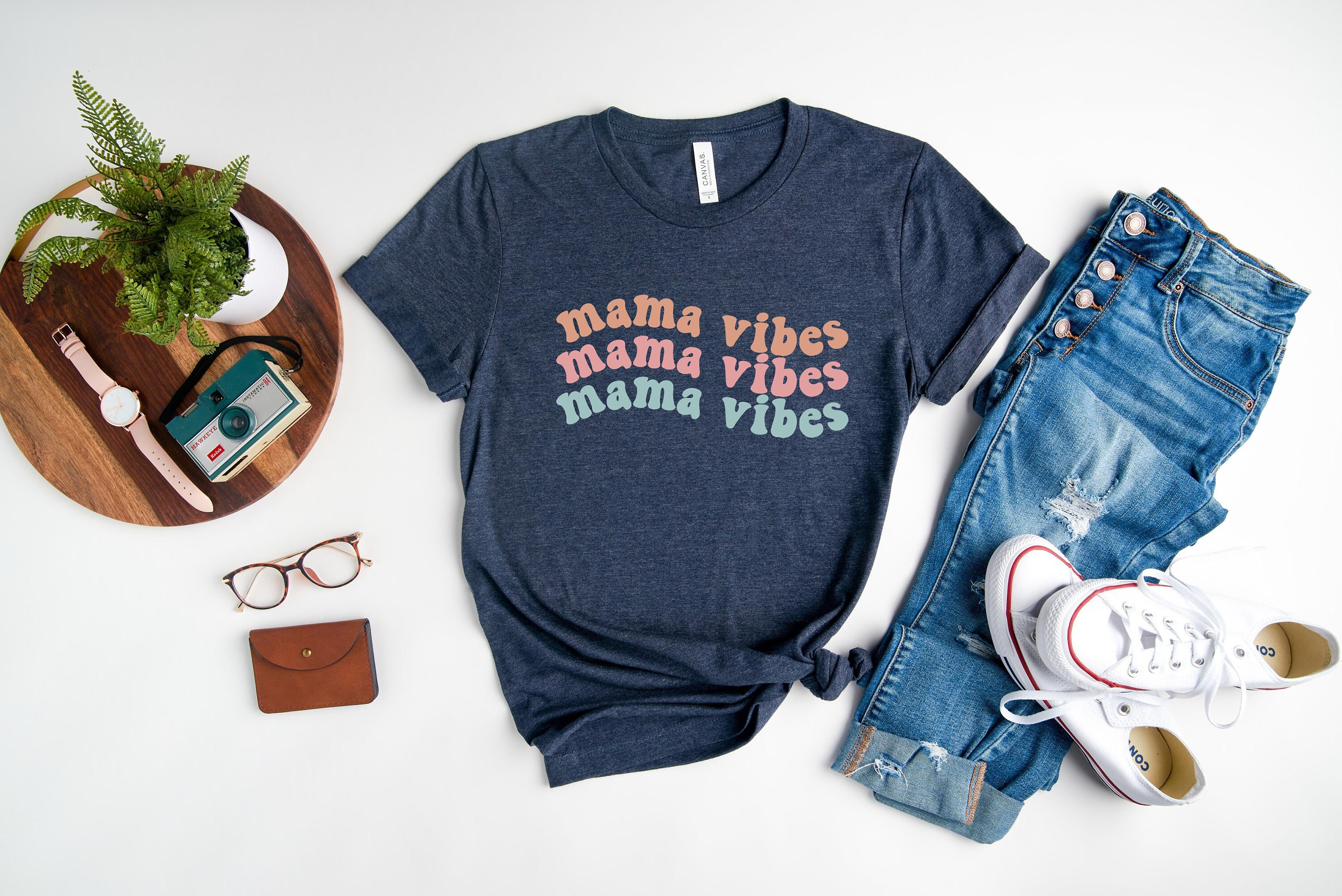 Mama Vibes T-Shirt, Mom Shirt, Mama Tee, Premium Tee